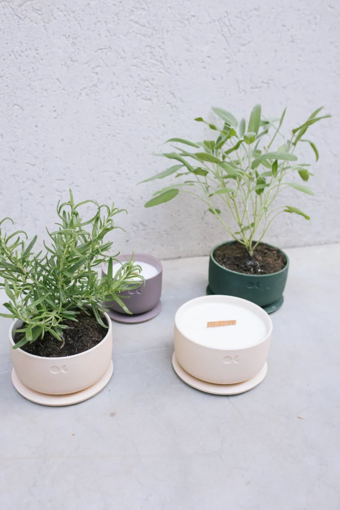 Valentine's day candle